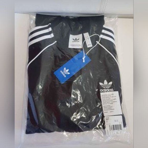 Adidas Superstar Track Jacket Triple Black_White Men's US SIZE SMALL New In Bag - Picture 7 of 10